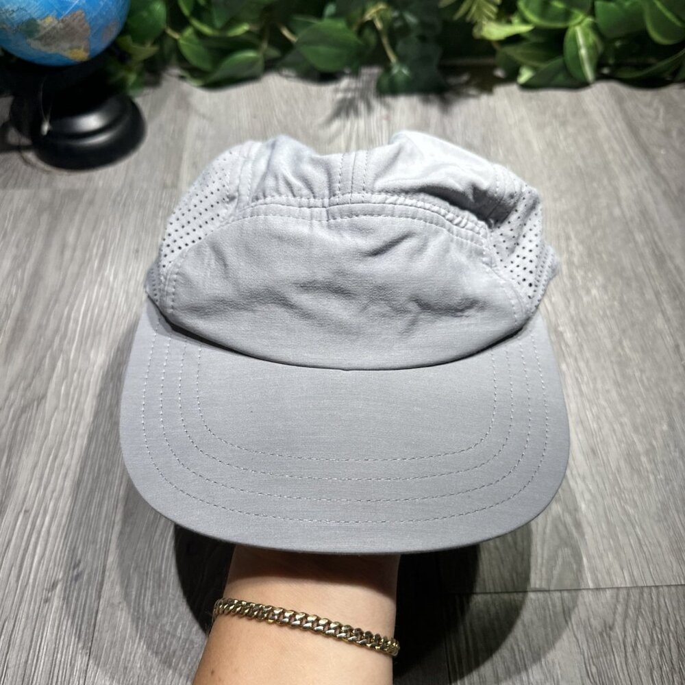 Allbirds Hat Cap Adult Gray Adjustable Strap 5 Panel Running Jogging Hiking